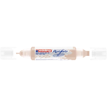 Akril marker 2-3mm, és 5-10mm, 3D kétvégű Edding 5400 bézs