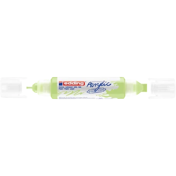 Akril marker 2-3mm, és 5-10mm, 3D kétvégű Edding 5400 pasztellzöld