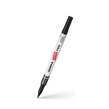 Alkoholos marker 1,5 mm, kúpos Zebra Name Pen Fine írásszín fekete