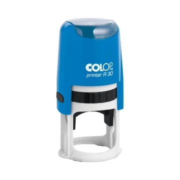 Bélyegző R30 Printer Colop kék ház kör lenyomat
