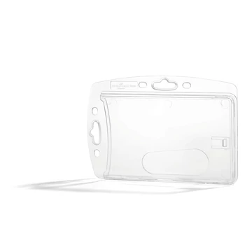 Biztonsági kártyatartó 1 kártya számára, 10 db/csomag,  Durable Enchlosed áttetsző