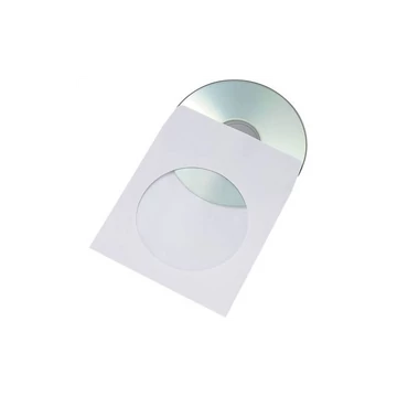 Boríték TCD öntapadó körablakos cd papírtok 125x125mm, 1000 db Bluering®