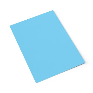 Dekor karton 2 oldalas 48x68cm, 300g. 25ív/csomag, Bluering® világoskék