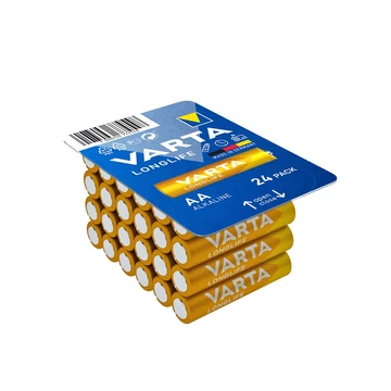 Elem AA mikro LR06 Longlife BigBox 24 db/csomag, Varta