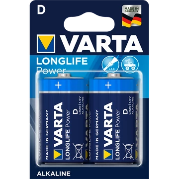 Elem góliát LR20D longlife Power 2 db/csomag, Varta