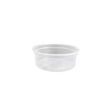 Elviteles doboz - Öntetes tálka 80 ml natúr kerek alj 50 db/csomag 20 csomag/karton