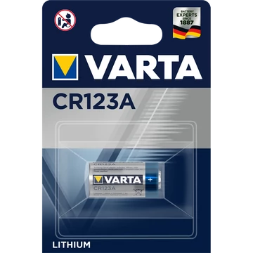 Fotóelem CR 123A 1 db/csomag, Varta