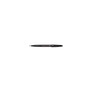 Ecsettoll, kalligrafikus hajlékony hegyű, Pentel SES15C-A fekete