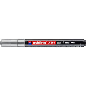 Lakkmarker 1-2mm, kerek Edding 791 ezüst