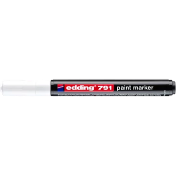 Lakkmarker 1-2mm, kerek Edding 791 fehér