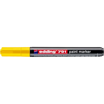 Lakkmarker 1-2mm, kerek Edding 791 sárga