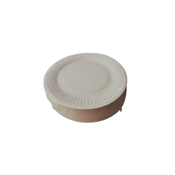 Lapostányér átmérő 18 cm papír fehér 100 db/csomag