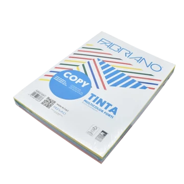 Másolópapír, színes, vegyes színek A3, 80g. Fabriano CopyTinta 5x50 ív/csomag. intenzív