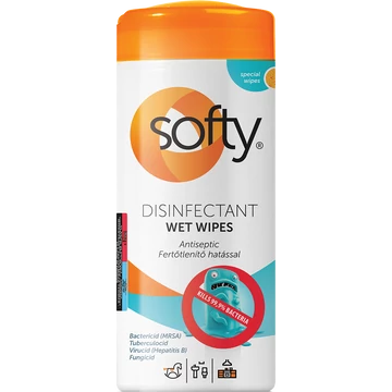Nedves törlőkendő 30 lap/doboz Softy