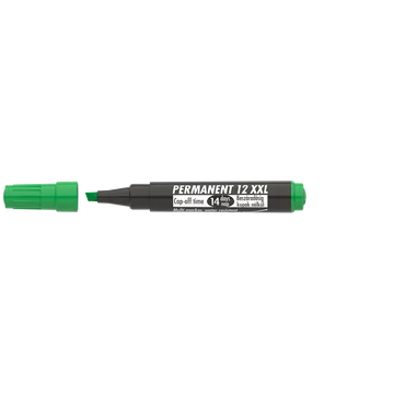Alkoholos marker 1-4mm, vágott Ico 12XXL zöld