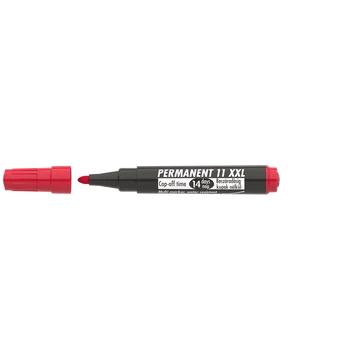 Alkoholos marker 3mm, kerek Ico 11XXL piros