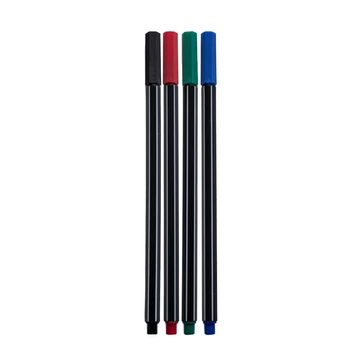 Rostirón, tűfilc vízbázisú készlet, 0,4mm, hatszögletű, 4 klf. szín