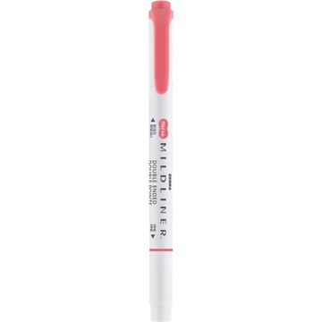 Szövegkiemelő 1,0/3,5 mm, kétvégű Zebra Mildliner Cool &amp; Refined piros