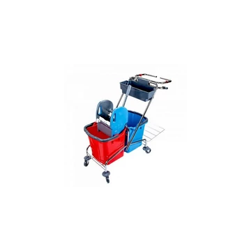 Takarítókocsi króm vázas 2x25 liter CK760-T