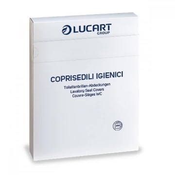 Toalettülőke takaró papír fehér 200 lap/csomag 12 cs/karton Lucart_893001U