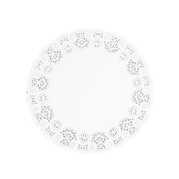 Tortacsipke kerek átmérő: 36 cm fehér 100 db/csomag