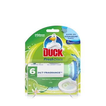 WC öbíltő korong zselés 36 ml Fresh Discs Duck® Lime