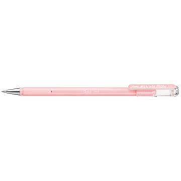 Zselés toll 0,4mm, kupakos Pentel Hybrid K108-PP, írásszín pastel pink