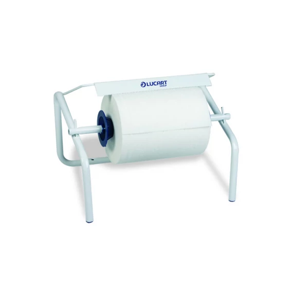 Adagoló állvány fali/asztali ipari törlőhöz fémvázas Lucart Vall/table fehér_892002