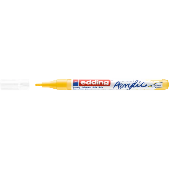 Akril marker 1-2mm, Edding 5300 citromsárga