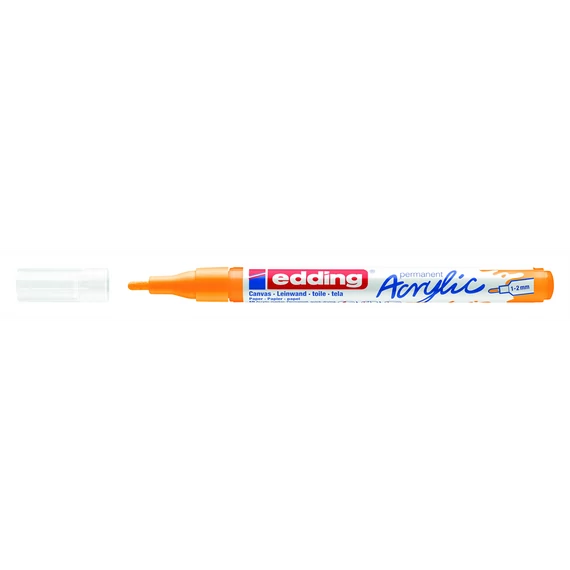Akril marker 1-2mm, Edding 5300 narancssárga