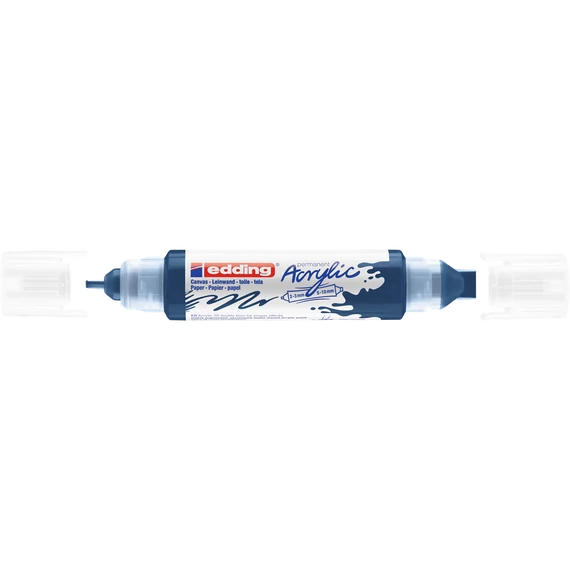Akril marker 2-3mm, és 5-10mm, 3D kétvégű Edding 5400 éjkék