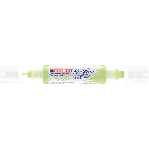 Akril marker 2-3mm, és 5-10mm, 3D kétvégű Edding 5400 pasztellzöld