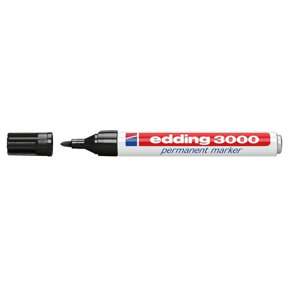Alkoholos marker 1,5-3mm, kerek Edding 3000 fekete