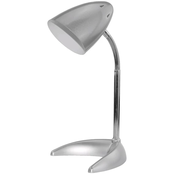 Asztali lámpa, AVIDE Basic C-talpú, 40W, ezüst