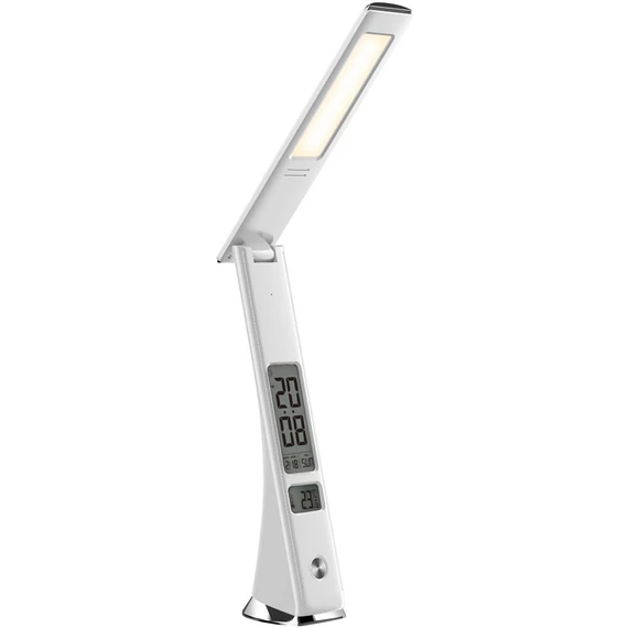 Asztali lámpa LED, AVIDE Üzleti bőrhatású Claude naptár, 5W, 5000K, fehér