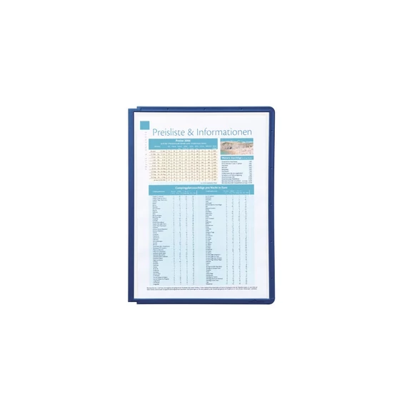 Bemutatótábla panel, A4, 5 db/csomag, Durable Sherpa kék