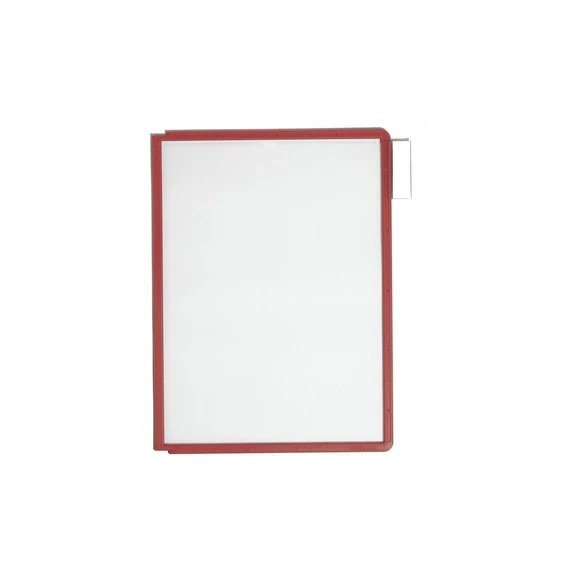Bemutatótábla panel, A4, 5 db/csomag, Durable Sherpa piros