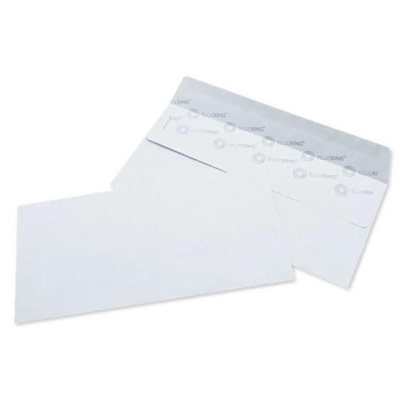 Boríték LA4 öntapadó bélésnyomott 110×220mm Bluering® 100 db/csom fehér
