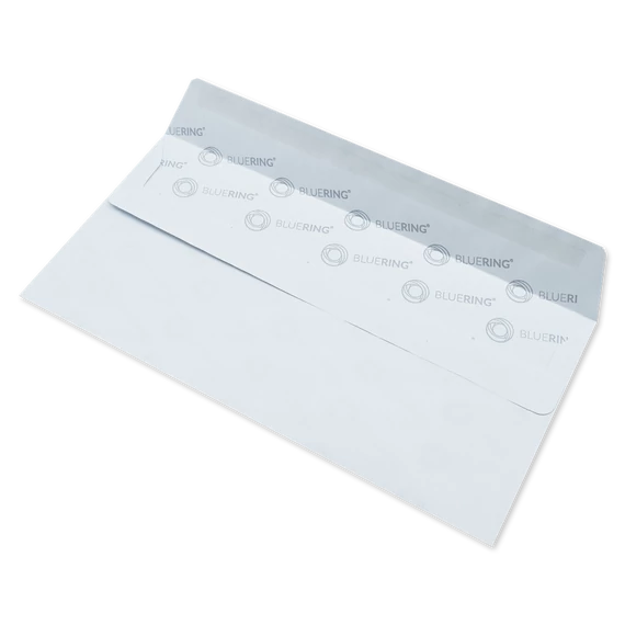 Boríték LA4 öntapadó bélésnyomott 110×220mm Bluering® 100 db/csom fehér