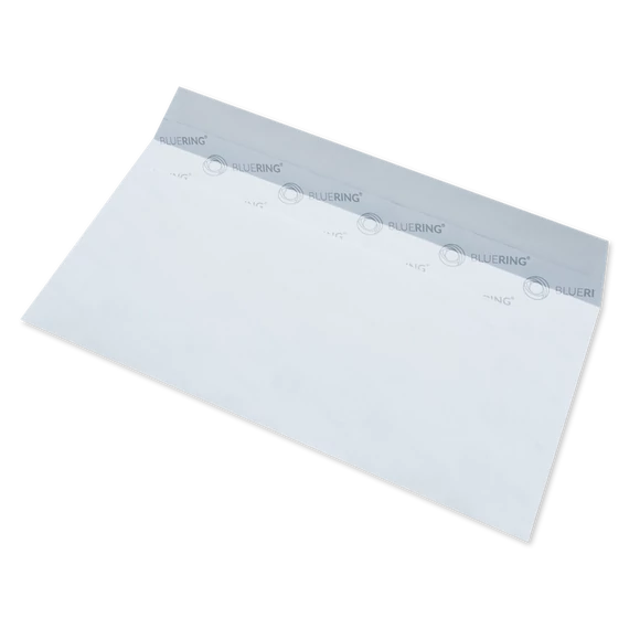 Boríték LA4 szilikonos bélésnyomott 110×220mm Bluering® fehér 100 db/csom fehér