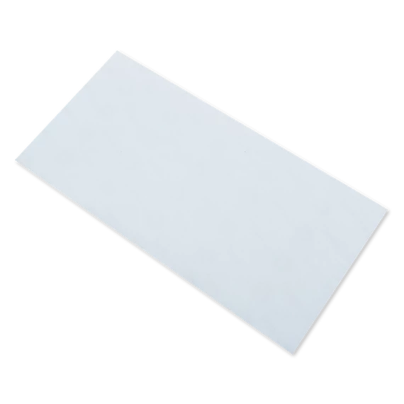 Boríték LA4 szilikonos bélésnyomott 110×220mm Bluering® fehér 100 db/csom fehér