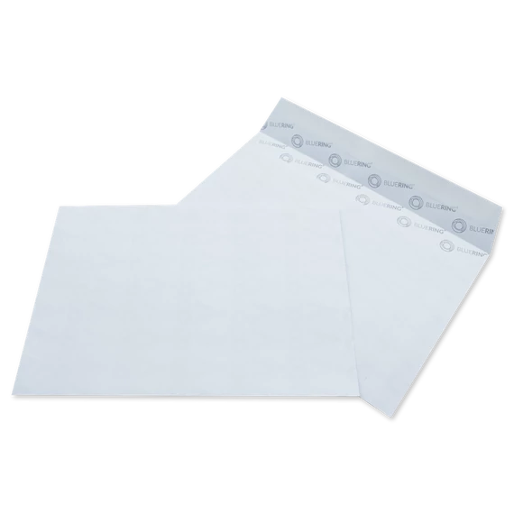 Boríték LC/5 szilikonos bélésnyomott 162×229mm Bluering® 100 db/csom fehér