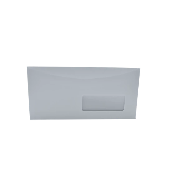 Boríték LC6/5 enyvezett jobb ablakos 35x90mm, gépi töltéshez, külső füles 114x229mm, J28A20 Bluering®