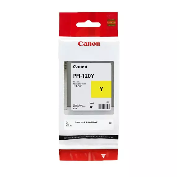 Canon PFI120 tintapatron yellow ORIGINAL