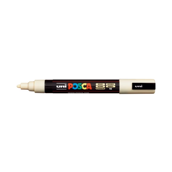 Dekormarker 1,8-2,5mm, Uni Posca PC-5M elefántcsont