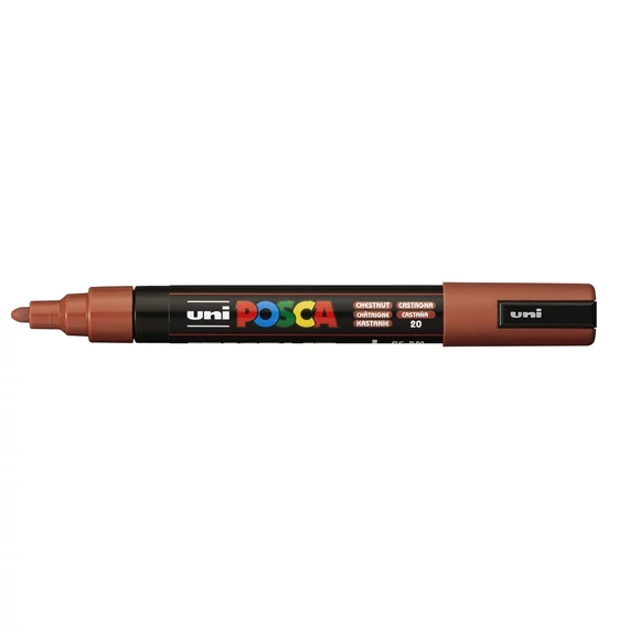 Dekormarker 1,8-2,5mm, Uni Posca PC-5M gesztenyebarna