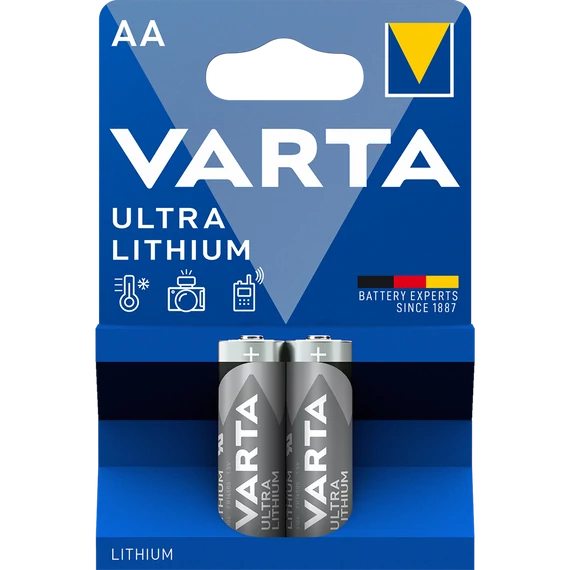 Elem AA ceruza LR6 2 db/csomag, Varta Ultra Lithium