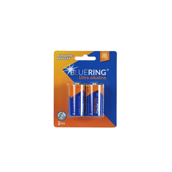 Elem Baby LR14 tartós alkáli 2 db/csomag, Bluering®
