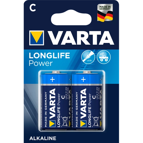 Elem C Baby LR14 Longlife Power 2 db/csomag, Varta