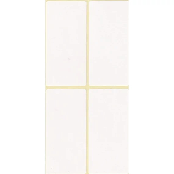 Etikett címke, 40x80mm, 15 lap, 4 címke/lap